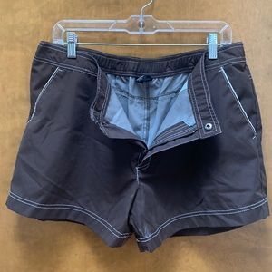 Brown Faded Glory swim shorts